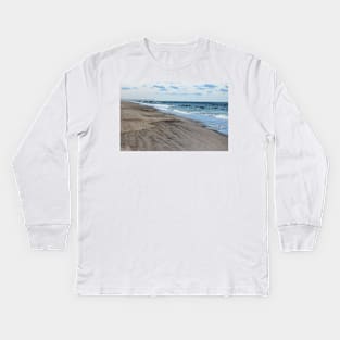 Carolina Beach In August Kids Long Sleeve T-Shirt